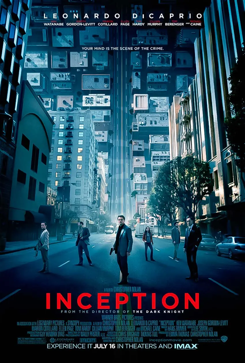 Inceptionتلقین 20 فیلم برتر تاریخ
