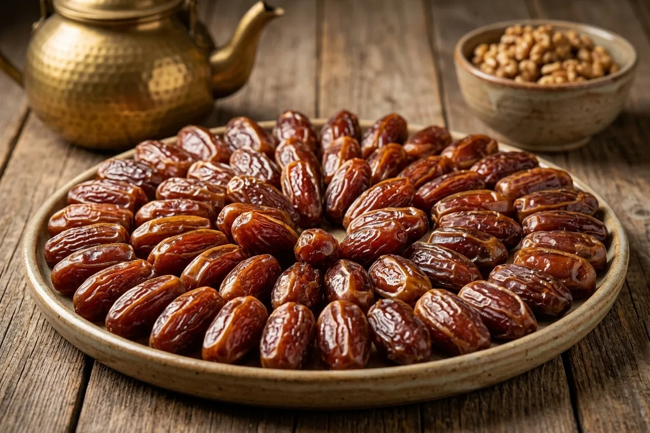 خواص خرما و خواص درمانی خرما،خرما با داشتن فیبر بالا، آنتی‌ اکسیدان‌ های قوی و مواد معدنی ضروری، منبعی عالی برای تأمین انرژی طبیعی و بهبود سلامت گوارش است.