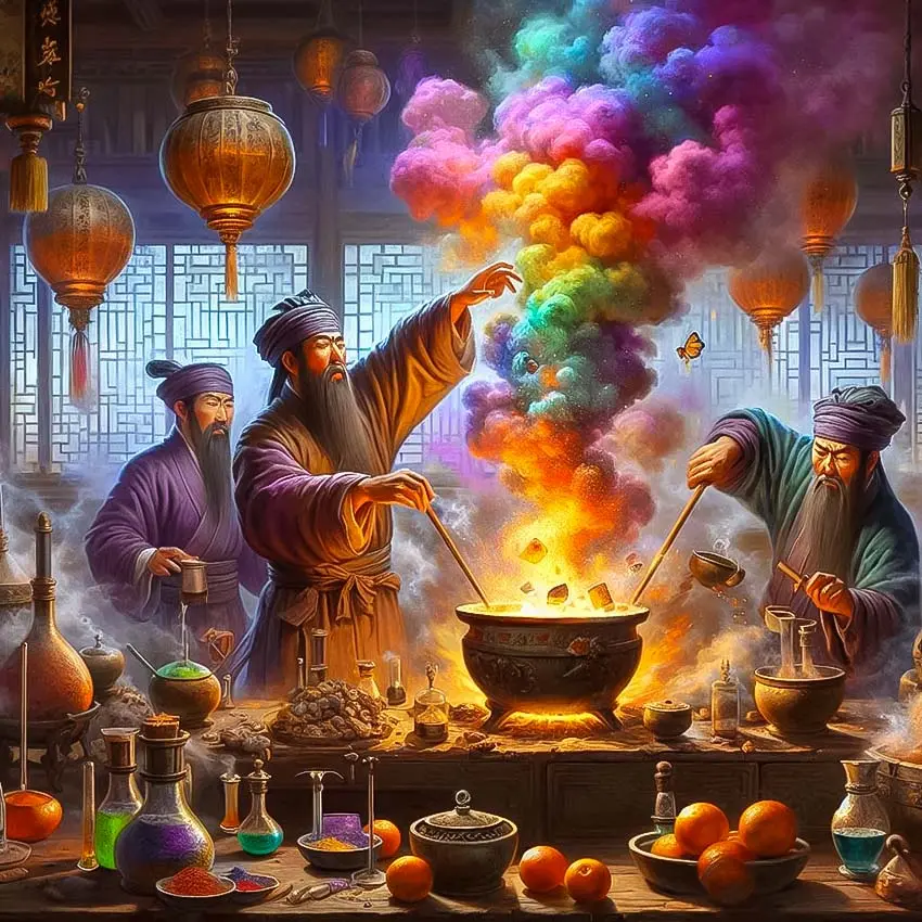 The invention of gunpowderاختراع باروت