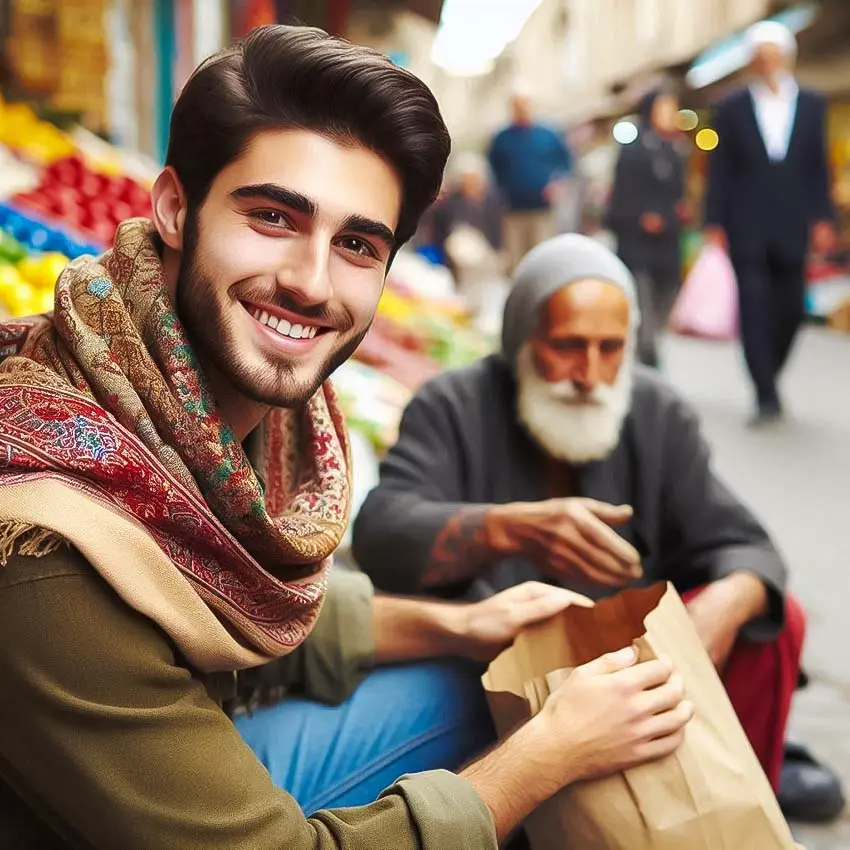 charityصدقه دادن