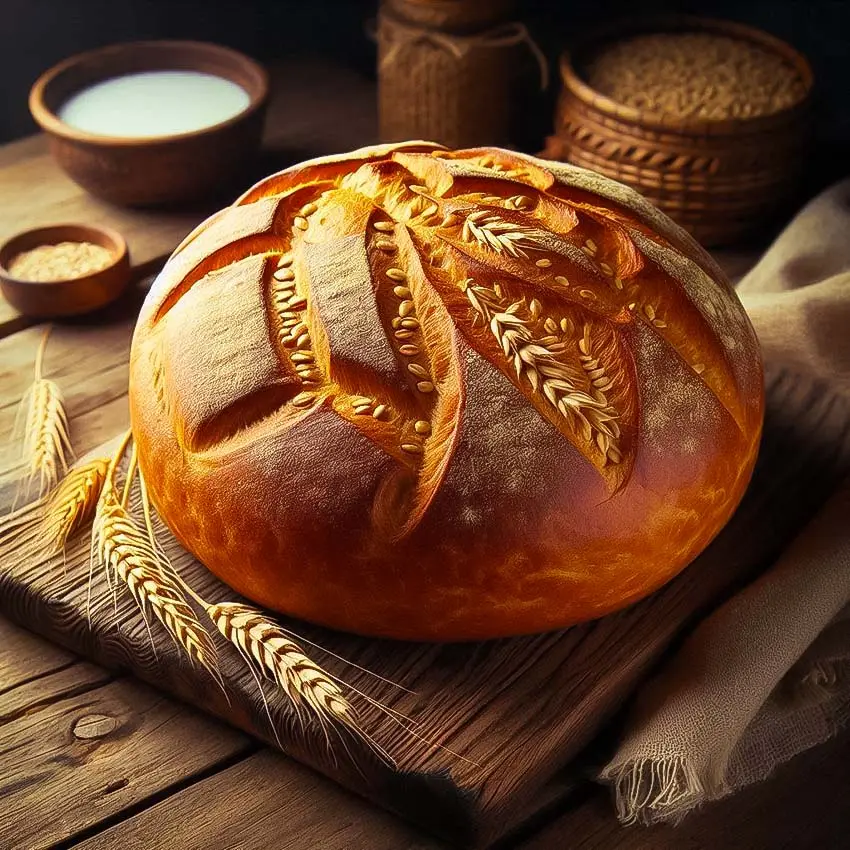 barley breadنان جو