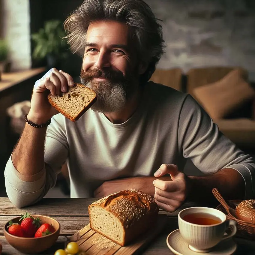 barley breadنان جو