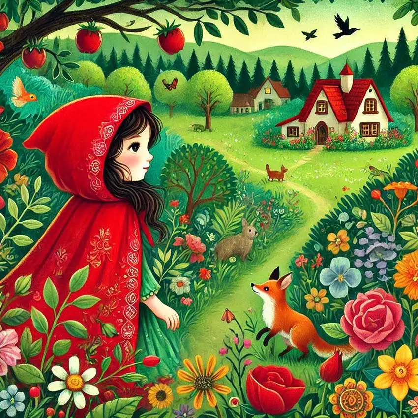A short story to put the child to sleepداستان کوتاه برای خواباندن کودک
داستان شنل قرمزی