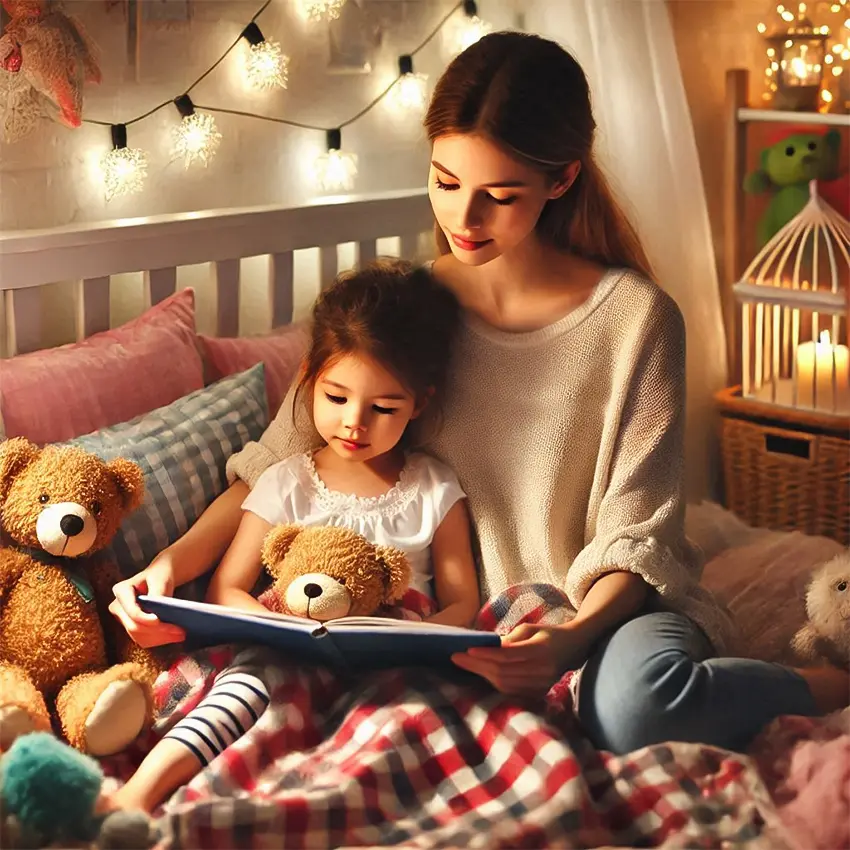 A short story to put the child to sleep داستان کوتاه برای خواباندن کودک