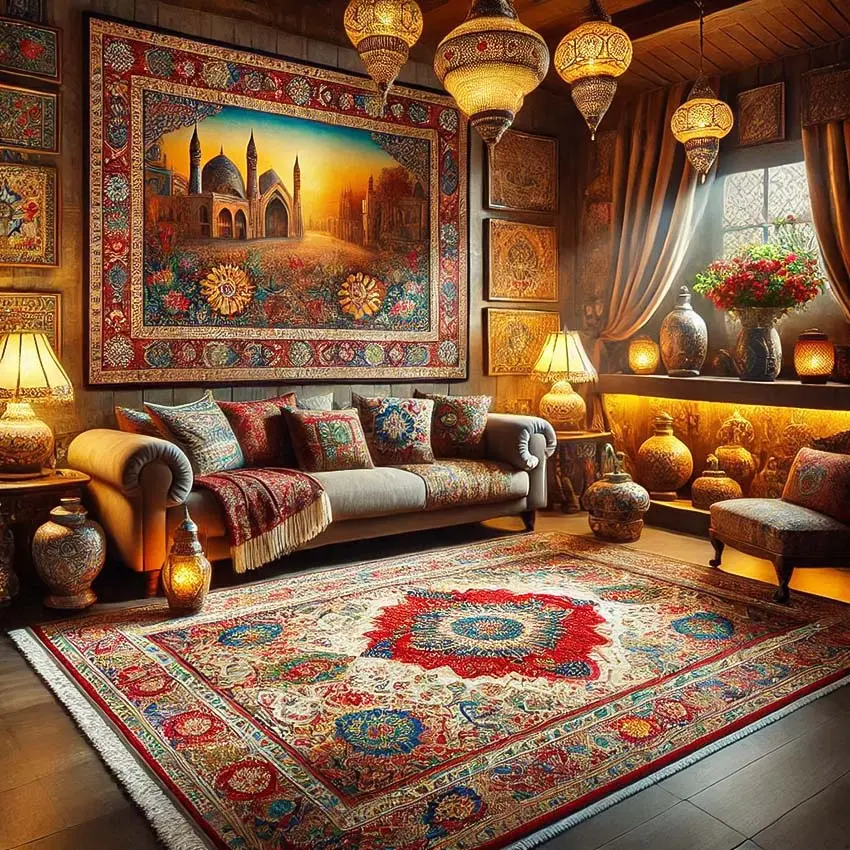 Iranian handwoven carpetفرش دستباف ایرانی