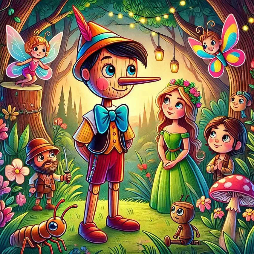 A short story to put the child to sleepداستان کوتاه برای خواباندن کودک
داستان پینوکیو