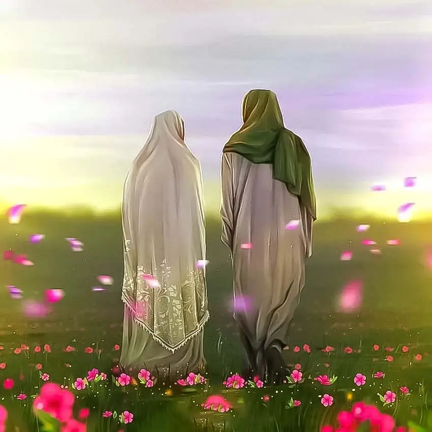 حضرت علی (ع) و حضرت فاطمه (س)