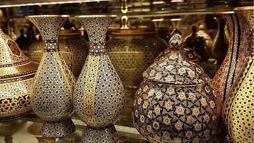The art of inlay workهنر خاتم‌کاری