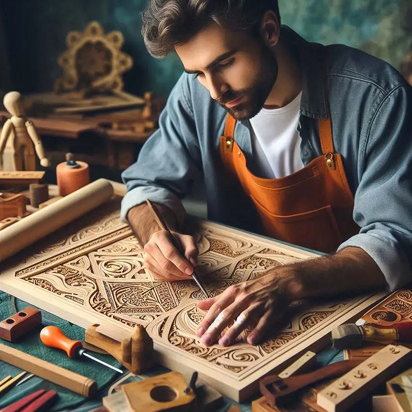The art of inlay workهنر خاتم‌کاری