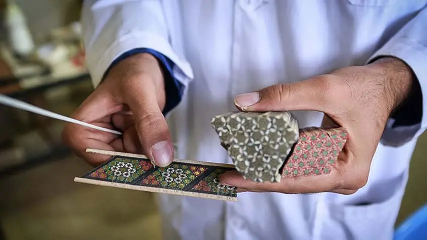 The art of inlay workهنر خاتم‌کاری