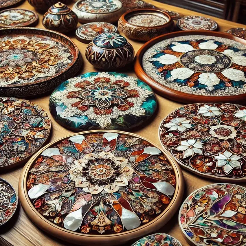 The art of inlay workهنر خاتم‌کاری