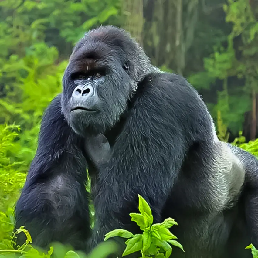 Mountain gorillas گوریل‌های کوهی