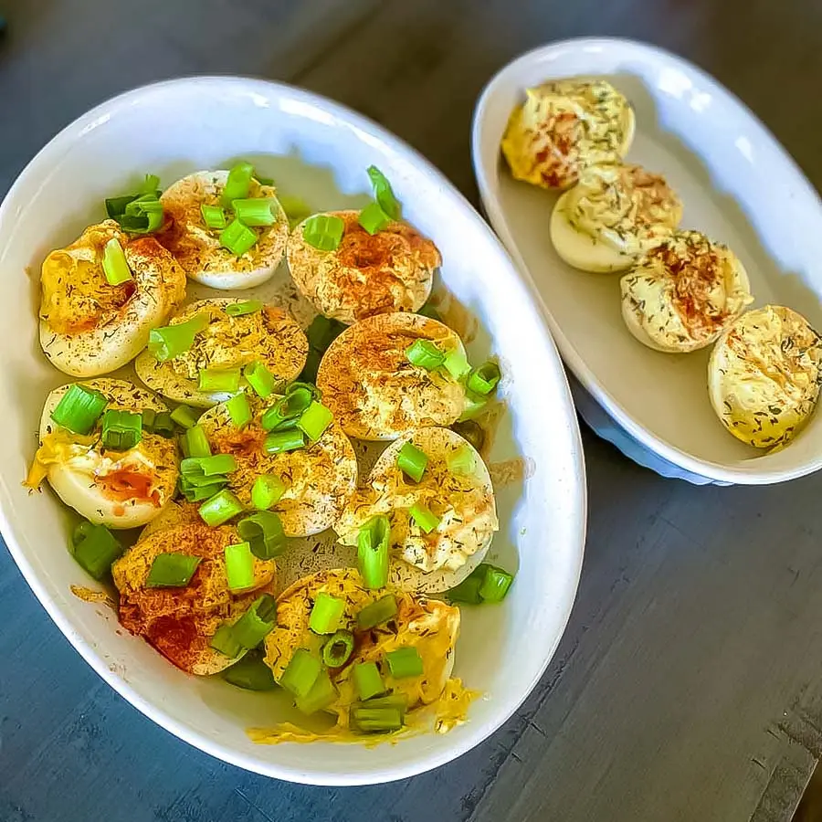 تخم مرغ و گردو