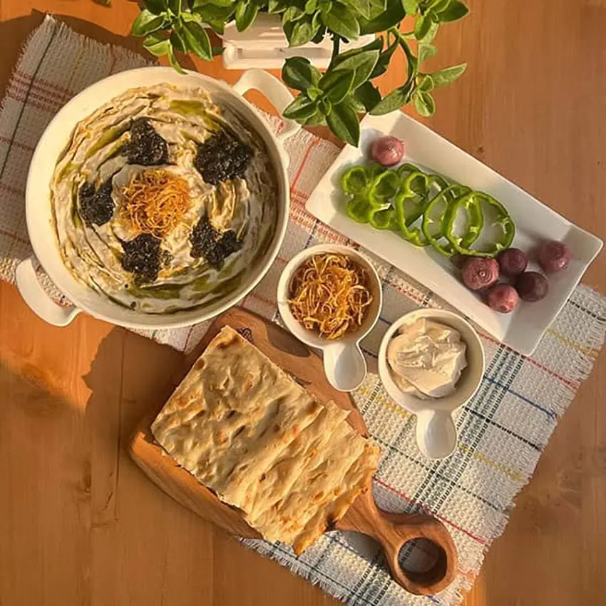 عکس حلیم بادمجان اصفهان