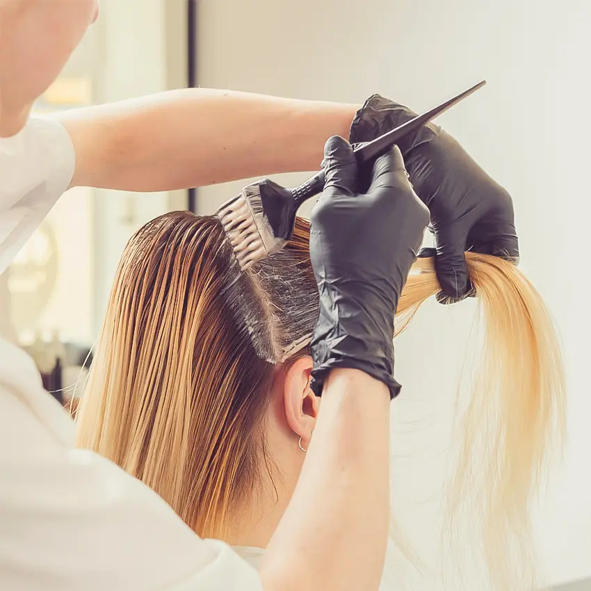 رنگ کردن مو در خانه