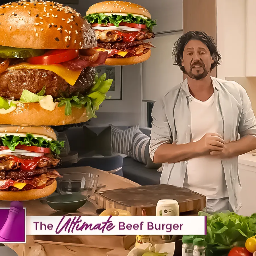 طرز تهیه برگر خانگی-ساده‌ترین دستور پخت همبرگر خانگی: همبرگر خانگی حرفه‌ای درست کنید