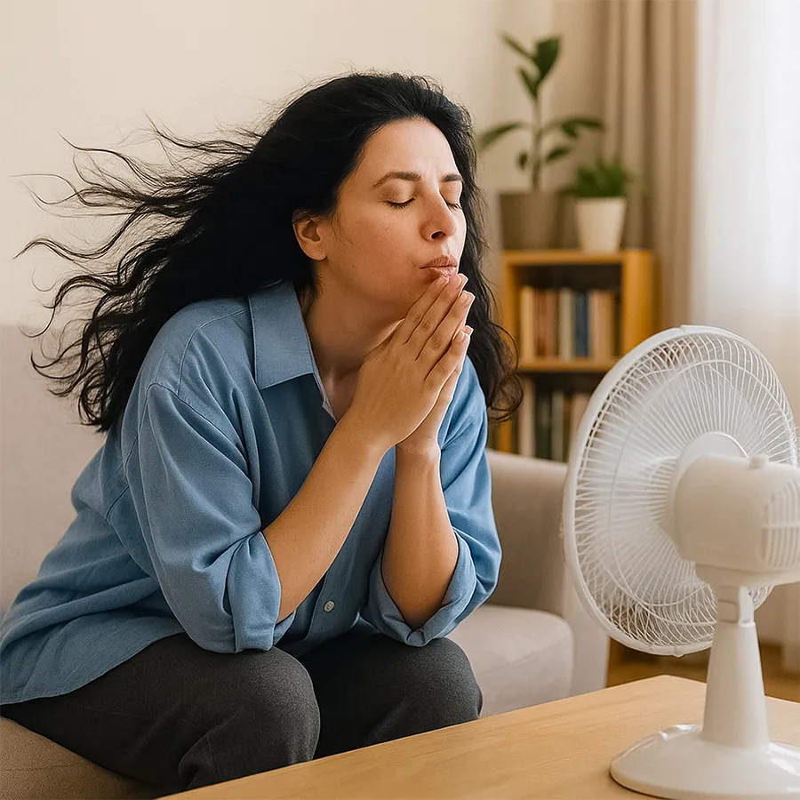 استفاده از پنکه در گرما،جلوگیری از گرمازدگی،خطرات پنکه