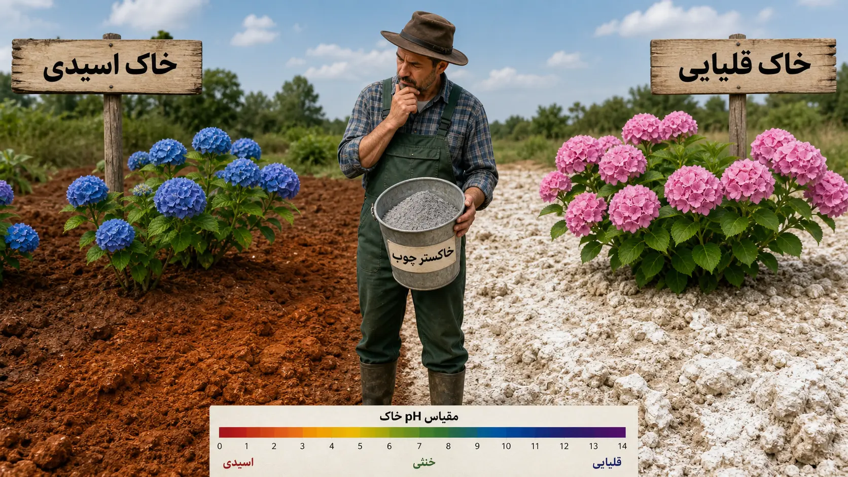 خاکستر چوب برای اصلاح خاک