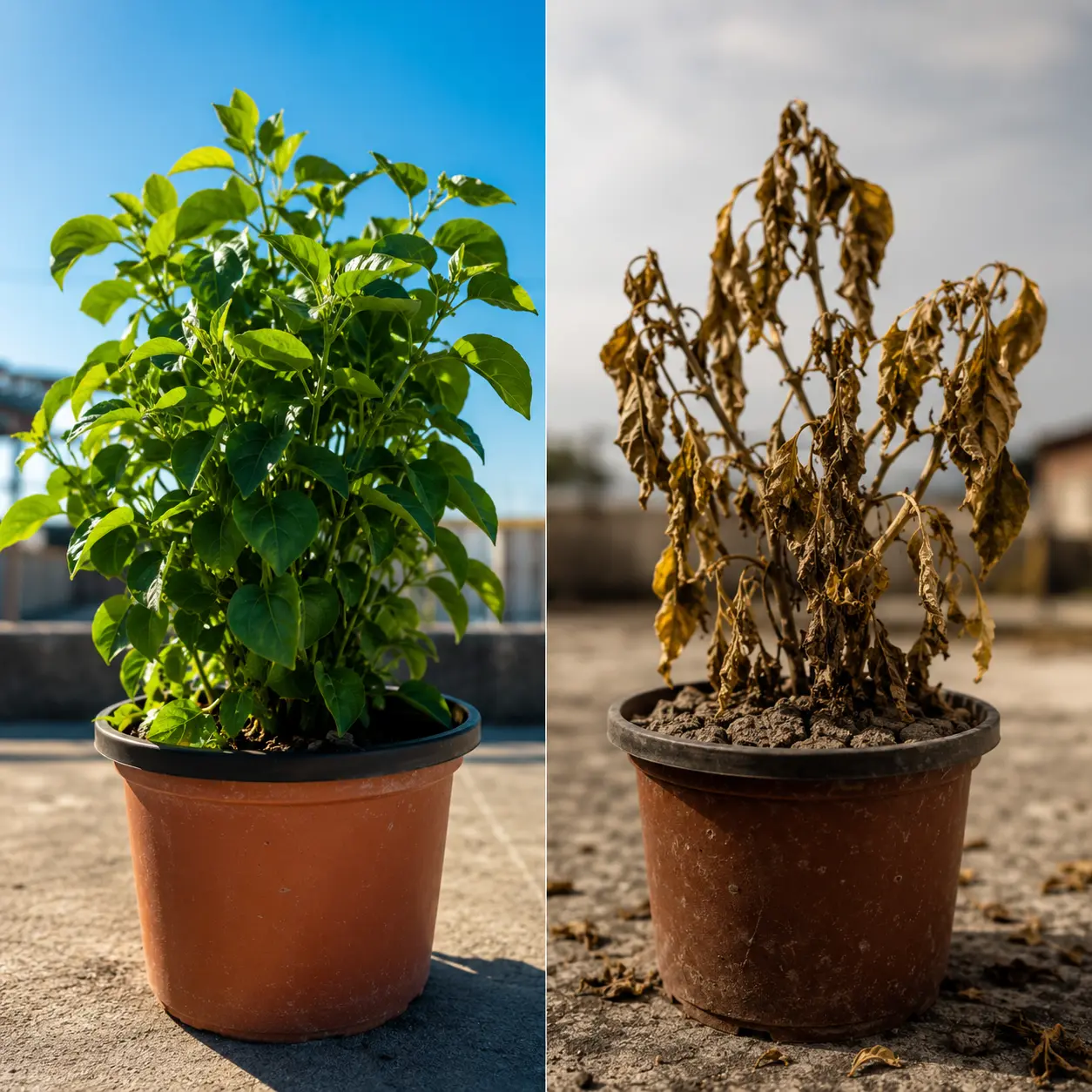 نگهداری گیاهان در گرما با مراقبت از گیاهان در تابستان و محافظت از گیاه در موج گرما ، سلامت باغچه را تضمین میکند.